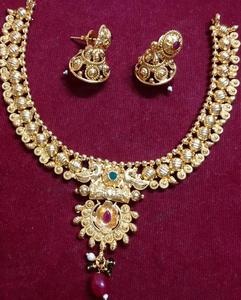 Venta caliente Collar corto para mujeres indias colgante de joyería de oro de moda para fiestas de boda figura collares para regalo - Product Image 5