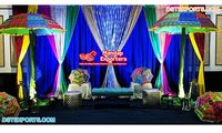 Support de parasol de table pour mariage en extérieur, design moderne, léger, taille et couleur personnalisables, centre de table pour fête de jardin et cérémonie