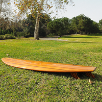 OMH K015 Longboard 276,9 cm en bois de cèdre, planche de paddle gonflable pour lacs et rivières, aventure en plein air ultime, unisexe