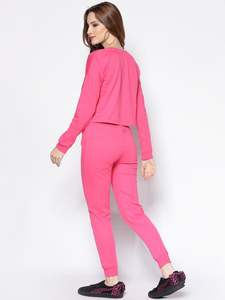 Femmes toutes saisons 2 pièces coton tricot survêtement sweat court sweat à capuche imprimé numérique décontracté femmes ensemble survêtements pull - Product Image 3