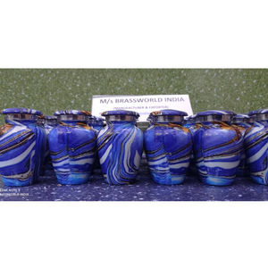 Recuerdo elegante, urna de cremación, suministros funerarios, Brassworld, India - Product Image 1