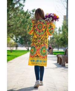 เสื้อแจ็กเก็ตปักลายสำหรับผู้หญิง,เสื้อแจ็กเก็ตทรงหลวมสไตล์วินเทจโบฮีเมียน - Product Image 1