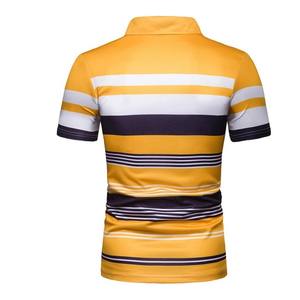 Camisa de Golf de manga corta para hombre de alta calidad, ajuste clásico para adultos, Polo sólido para algodón suave, camiseta, varios colores formales, diseño en blanco - Product Image 5