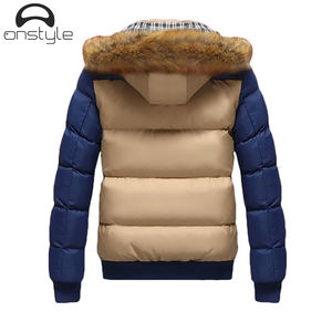 Veste d'hiver matelassée écologique respirante coupe-vent antibactérienne avec capuche en fourrure, fermeture éclair en laine chaude, vente chaude - Product Image 3