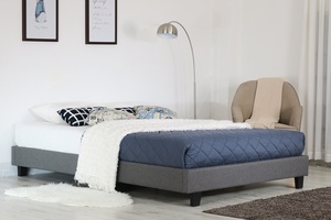 New 2026 MWF Modern Divan <b>Platform</b> <b>Bed</b> <b>Frame</b> with Synthetic Leather/Fabric and Simple Design - Product Image 4