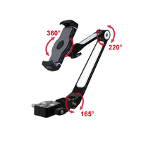Support de téléphone portable magnétique en alliage d'aluminium pliable et réglable pour bureau et domicile