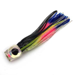 10 pouces eau salée pêche à la traîne leurre tasse visage résine tête pieuvre jupe Marlin matériel de pêche usine en gros - Product Image 2