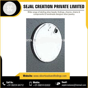 Haute qualité 17mm étoile Logo étiquettes résultats de bijoux en argent Sterling avec 4mm charme Style prix de gros - Product Image 2