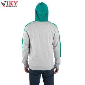 เสื้อมีฮู้ดผ้ากำมะหยี่ปักลายแบบสวมหัว,อักษร Chenille จากฝรั่งเศส - Product Image 3