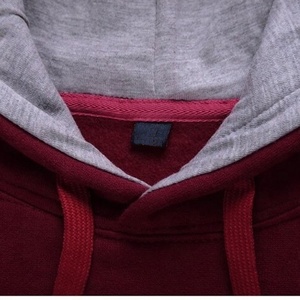 Custom Men Winter Solid Knitted <b>Lined</b> <b>Hoodie</b> with Custom Logo Sublimation Printing Pakistan Made - Product Image 2