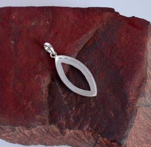 925 <b>Solid</b> <b>Silver</b> Pendant Bezel Cup Blank Setting 12X24 MM Marquise Shape Collet Charm Best Wholesaler Fine Jewelry Accessories - Product Image 4