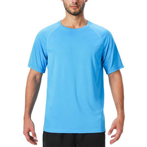 Venta al por mayor ropa de hombre Camisetas de alta calidad 180g algodón logotipo personalizado impresión en blanco cuello redondo verano manga corta Hombre camiseta - Product Image 6