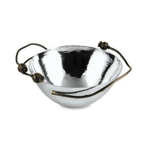 Assiettes de vaisselle dans un bol de service à salade imprimé floral de taille moyenne pour servir des aliments bol fabriqué en Inde - Product Image 2