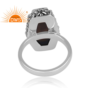 Anillo de piedras preciosas de ojo de tigre Natural para mujer, joyería con estilo, venta al por mayor, proveedor de joyería de plata de ley 925 - Product Image 4
