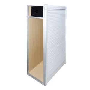 Professional Kitchen Aluminum Cabinet Tambour Roller Shutter Door System