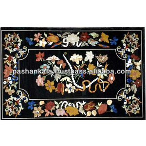 โต๊ะอาหารหินอ่อนฝังลาย, ท็อปโต๊ะอาหารหิน Pietra Dura - Product Image 1