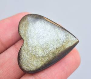 Gema de obsidiana dorada de grado AAA, cabujón, joyería suelta, Colgante de Piedra, taxi - Product Image 2