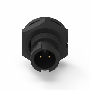 A Size 2PIN Front Lock Solder Type Waterproof Connector - Product Image 3