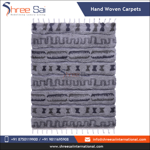 Tapis en coton de haute qualité laine brodée tissée texture attrayante douce prix bon marché dernière arrivée de stock motif abstrait - Product Image 6