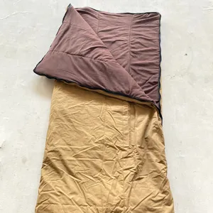 Saco de dormir profesional para acampar, saco de dormir de algodón de alta calidad, impermeable, 4 Estaciones, gran oferta