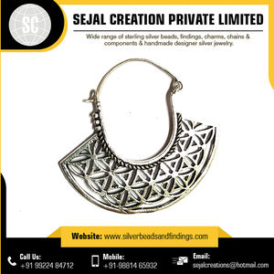 Boucles d'oreilles tribales en argent Sterling 925 avec un nouveau Style Tribal - Product Image 2