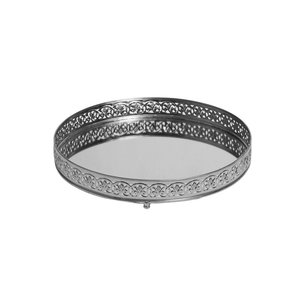Plateau de service en forme de miroir, haute demande, forme personnalisée, fait à la main, meilleur plateau de service, ustensiles d'hôtel, plat de service luxueux de styliste - Product Image 5
