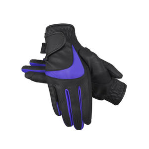 Guantes ecuestres de seguridad personalizables Guantes hechos a medida con características de seguridad ajustables para jinetes - Product Image 1