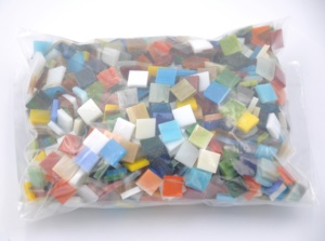 Wholesale 10*10mm 1000pcs 680g Assorted square Stained Glass <strong>Mosaic</strong> <strong>Tiles</strong> <strong>for</strong> DIY <strong>Crafts</strong> Plates Picture Frames Flower - Product Image 4