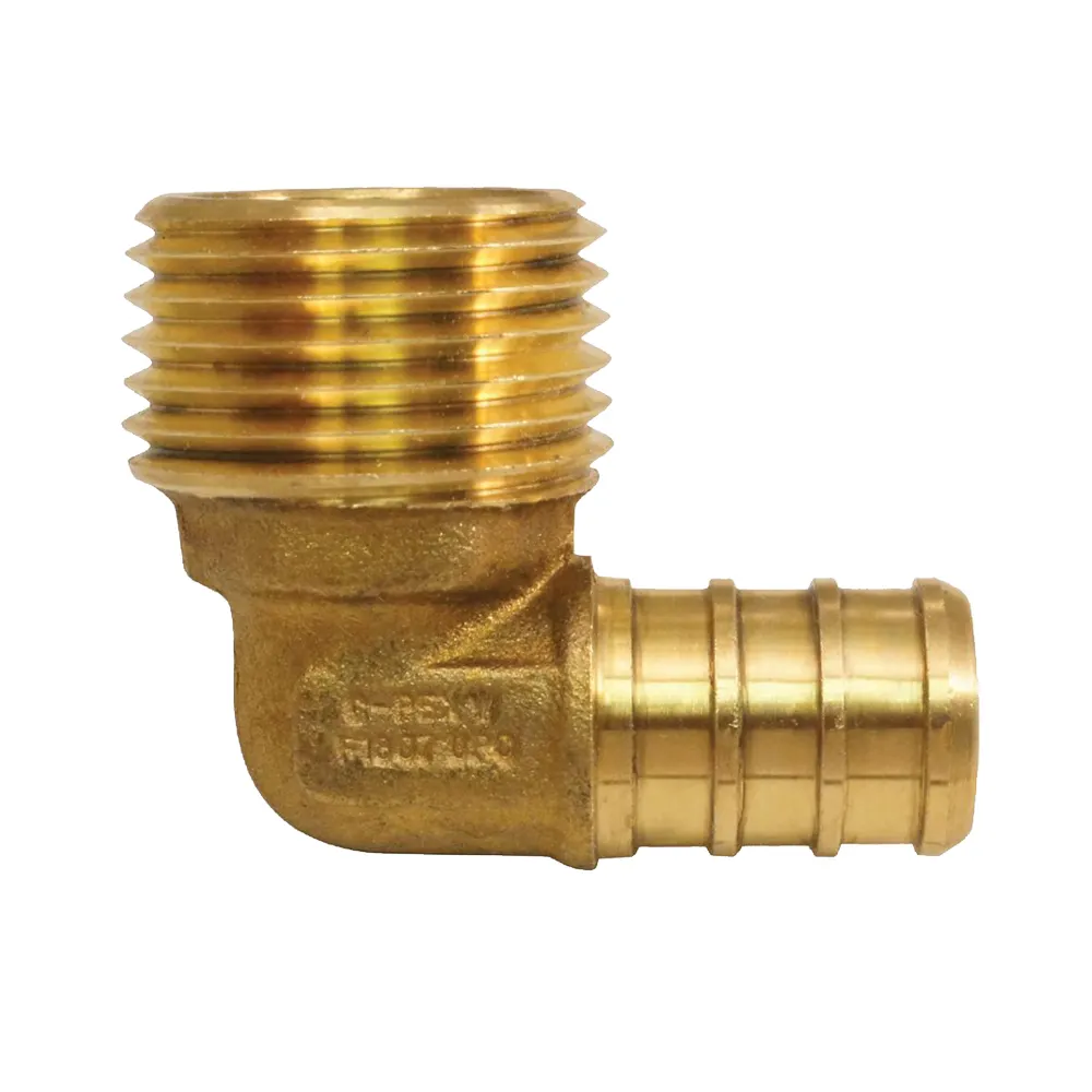 Brass Barb Khuỷu Tay Ống Phù Hợp Giá Tùy Chỉnh Chất Lượng Cao Bất Kỳ Kích Cỡ 90 Độ Brass Rèn Hose Lắp Khuỷu Tay Với Vòi Phun