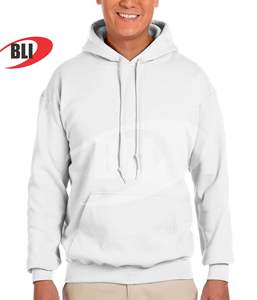 2025 prix de gros services OEM 100% coton polaire plaine pull à capuche haute qualité mode de rue porte Styles gratuits hommes - Product Image 5