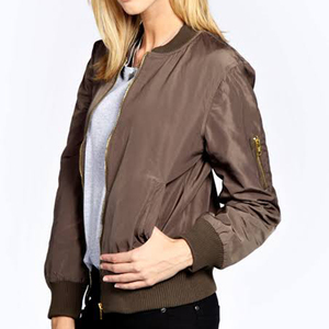 Blouson aviateur universitaire sublimé avec logo personnalisé pour femmes pour adultes - Product Image 6