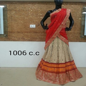 Lehenga choli India para fiesta de boda y otras funciones - Product Image 6