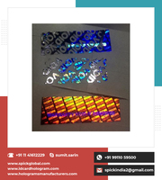 Autocollant holographique transparent personnalisé auto-adhésif anti-contrefaçon pour fruits, matériau PET, certifié ISO9001 2015, usage agricole SPICK