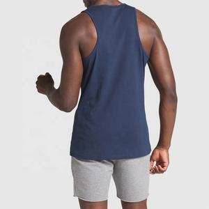 Vente en gros de vêtements de gymnastique pour hommes, gilet de sport, d'entraînement, de musculation, débardeur d'été blanc - Product Image 2