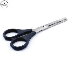 Tijeras de Adelgazamiento de Acero Inoxidable con Mango Negro, Tijeras de Corte de Pelo, Herramientas Manuales de Barbería - Product Image 6