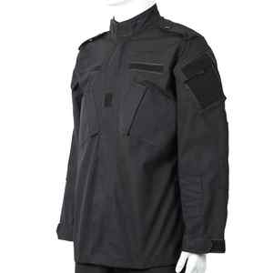 Venta al por mayor de seguridad ACU uniformes negro camuflaje transpirable de talla grande conjuntos de primavera personalizar ropa de entrenamiento - Product Image 6