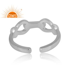 แหวนเงินแท้ 925 ชุบทอง 24K ลายปมเก๋ไก๋ งานแฮนด์เมดคุณภาพสูง สำหรับผู้หญิง ของขวัญสุดหรู ขายส่ง - Product Image 4