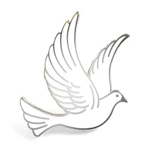 Wholesale Peace Love Soft Enamel Metal Lapel Pin Dove