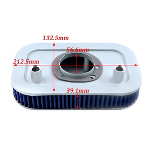 Piezas de la motocicleta filtro de aire para <span class=keywords><strong>Harley</strong></span> <span class=keywords><strong>Davidson</strong></span> 29331-04 XL883R XL883 XL883C XL883L <span class=keywords><strong>Sportster</strong></span> 54 CI personalizado bajo XLH883 - Product Image 6