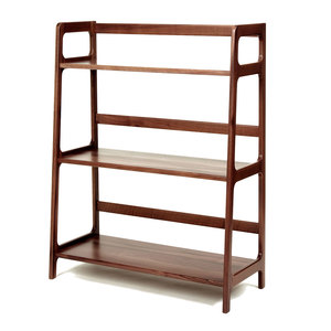 Venta al por mayor de estanterías de madera maciza con acabado personalizado de diseño moderno para el hogar, la Oficina, la escuela, el almacén, uso en apartamentos - Product Image 5