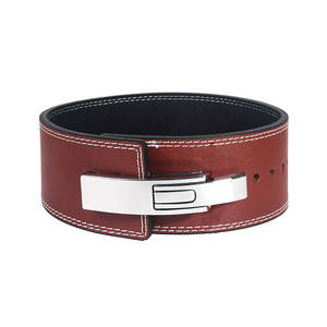 Cinturón de Levantamiento de Pesas Geo Brother Co 2026, de Cuero Vacuno, Antideslizante, Resistente, Ajustable, Unisex, con Hebilla de Palanca - Product Image 5