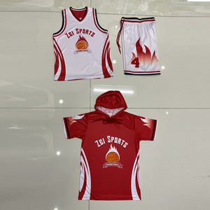 Maillots de basket-ball personnalisés réversibles cool ensemble jeunesse taille imprimé Logo personnalisé usine en gros OEM ODM basket-ball personnalisé - Product Image 5