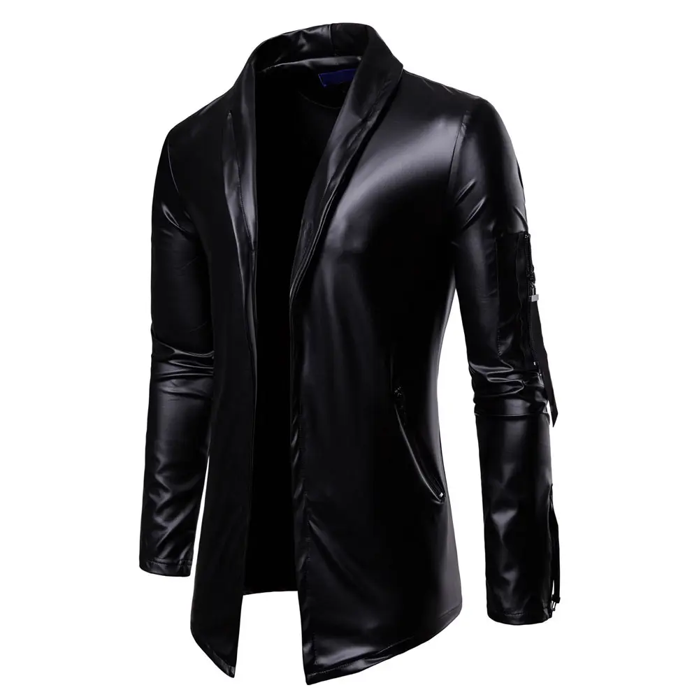 High Quality Genuine Leather Coat, Best Selling Trendy Casual Wear Fashion Style Leather Coat Jackets for Men