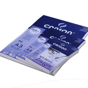 Canson Imagine Mix Media 200/G 50Sheets A3 A4 A5 Màu Nước Pad Sketchbook Phác Thảo Pad Vẽ Cuốn Sách Gỗ Pulb - Product Image 5