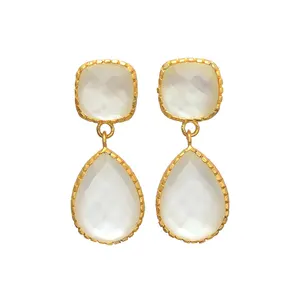 Pearl Doublet Gemstone Earrings