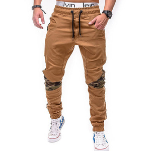 Pantalones de chándal deportivos para hombre, ropa para correr, de algodón, ajustada, para gimnasio - Product Image 1