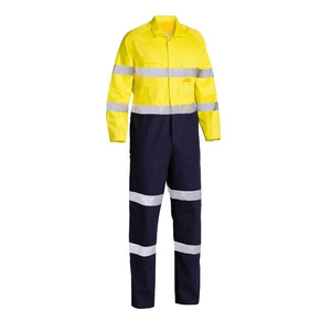 Ropa de trabajo de minería de construcción profesional Tiras reflectantes de algodón Costura de poliéster fuerte Rendimiento confiable Seda unisex - Product Image 2