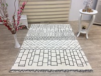 Tapis shaggy élégant et moderne, carré, en polypropylène, avec motif fantaisie en cuir tissé, pour enfants et adolescents, tapis de sol pour la maison, 5 cm