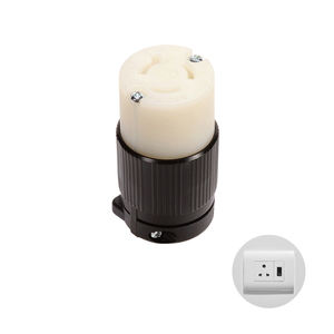 คุณภาพผลิตภัณฑ์ NEMA 15A 250โวลต์พื้นดินล็อคเชื่อมต่อสำหรับบันทึกเวลา - Product Image 4