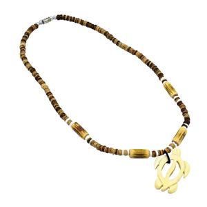 Di cocco Perline Surfer Ispirato <span class=keywords><strong>Collana</strong></span> Naturale Bianco Puka <span class=keywords><strong>Collana</strong></span> di Conchiglie <span class=keywords><strong>Con</strong></span> Fatti A Mano Bone Pendente Della <span class=keywords><strong>Tartaruga</strong></span> - Product Image 2